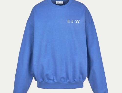 Oversized Srewneck Sweater Cobalt blue